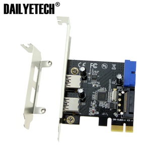 USB3.0 PCI-E PCI Express Card adapter SuperSpeed 2 Port 19pin 15pin Stecker Niedrigen Profil - Product Image 4