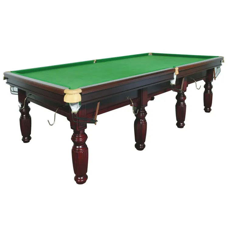 High End Custom 12ft Indoor Snooker Billard Schiefer Tisch Sport Snooker Tisch