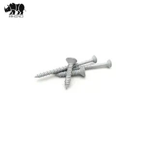 Flat head Phillip HILO thread 1/4 ,3/16 inch Blue / White ruspert countersunk / Flat head Tapcon Concrete Screw