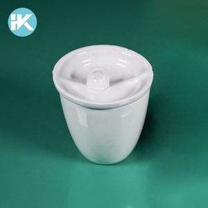 Personalizada <span class=keywords><strong>de</strong></span> alta calidad Huke <span class=keywords><strong>porcelana</strong></span> vidriada <span class=keywords><strong>crisol</strong></span> con tapa <span class=keywords><strong>de</strong></span> forma bajo forma - Product Image 3