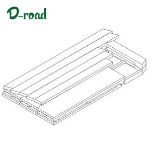 Levantar los pies diseñado <span class=keywords><strong>escalera</strong></span> <span class=keywords><strong>en</strong></span> forma de 3 niveles jardinera maceta de flores de madera caja - Product Image 2