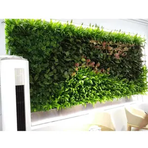 Low MOQ cheap price plants wall artificial green plant wall panel factory sale