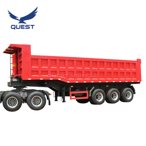 <span class=keywords><strong>QUEST</strong></span> 40cbm รถเทรลเลอร์ขนส่ง60ตัน,รถเทรลเลอร์รถดัมพ์หลังรถกึ่งพ่วง - Product Image 3