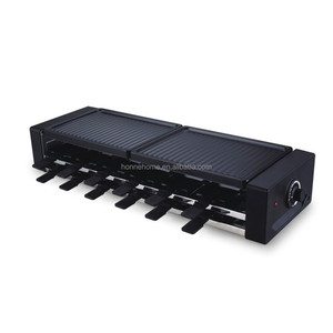 Famille Servi Électrique <span class=keywords><strong>12</strong></span> Personnes BARBECUE Gril À <span class=keywords><strong>Raclette</strong></span> avec Mini Casseroles - Product Image 1