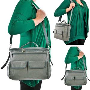 2019 <span class=keywords><strong>Amazon</strong></span> Venta caliente cochecito de bebé organizador mamá bolso <span class=keywords><strong>bolsa</strong></span> de pañales - Product Image 4