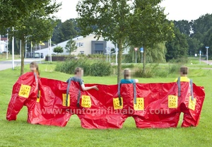 PVC team building sfida gioco gonfiabile del partito pantaloni gioco, gonfiabile spugna pantaloni <span class=keywords><strong>di</strong></span> gioco - Product Image 3