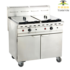 <span class=keywords><strong>Friteuse</strong></span> à air commerciale pour restaurant, <span class=keywords><strong>friteuse</strong></span> industrielle à <span class=keywords><strong>double</strong></span> cuve, <span class=keywords><strong>friteuse</strong></span> à <span class=keywords><strong>gaz</strong></span> pour la viande | Poulet | Chips de pommes de terre - Product Image 6
