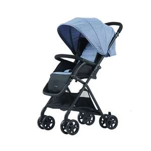 Sistema de Viaje para Niños, Cochecito de Bebé con Asiento Elevado y Bolsa de Compras, Cochecito Plegable para Bebés - Product Image 1