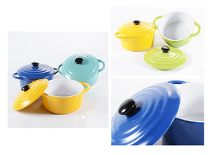 Diferente color <span class=keywords><strong>mini</strong></span> <span class=keywords><strong>cocotte</strong></span> utensilios de cocina para microondas - Product Image 3
