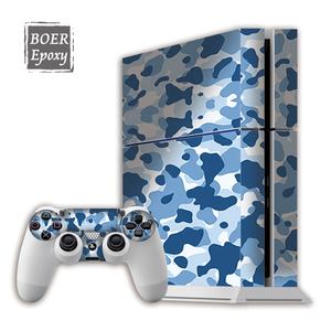 โรงงาน<span class=keywords><strong>ราคา</strong></span>คอนโซลสติกเกอร์ผิวสำหรับ sony playstation <span class=keywords><strong>4</strong></span> PS4 camouflage สติกเกอร์รูปแบบ - Product Image 2