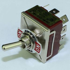 12MM 15A 250V 4PDT 12Pin נעילה 3 שלב <span class=keywords><strong>Toggle</strong></span> מתג על OFF על - Product Image 3