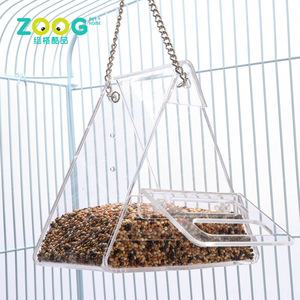 Novidade cantarolando acrílico transparente janela pássaro alimentador alimento - Product Image 5