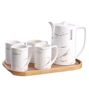 Marmor tee-set anzug kaffee keramik tasse einfache nachmittag tee becher