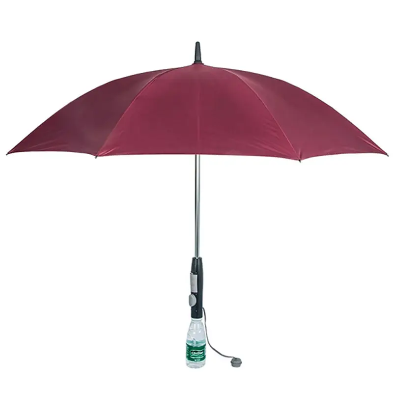 مظلة المياه مروحة مظلة نظام رش بالرذاذ مع طباعة الشعار شمسية يتم صنعها وفقا لمواصفات مع مروحة و المياه