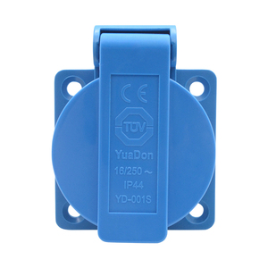 YD-001S Enchufe de Pared para Exteriores, Impermeable IP44, ROHS, para Camping y Automóvil, 10A 250V, CE, 3 Orificios, Retardante de Llama, Nylon y Latón, 1 Salida - Product Image 6