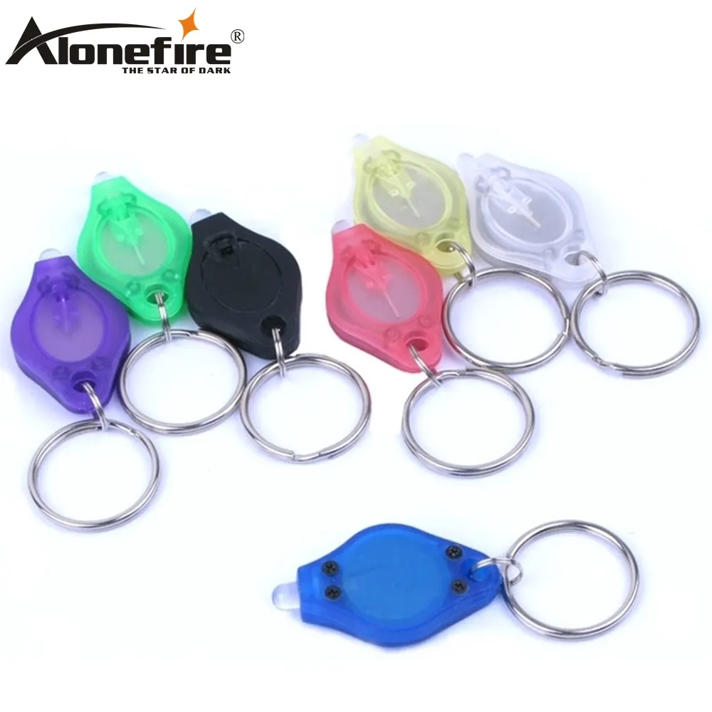 ALONEFIRE LED Mini Night keyhole Keychain light Cool flashlight Portable Gift floodlight Travel Key chain lamp Child torch OEM