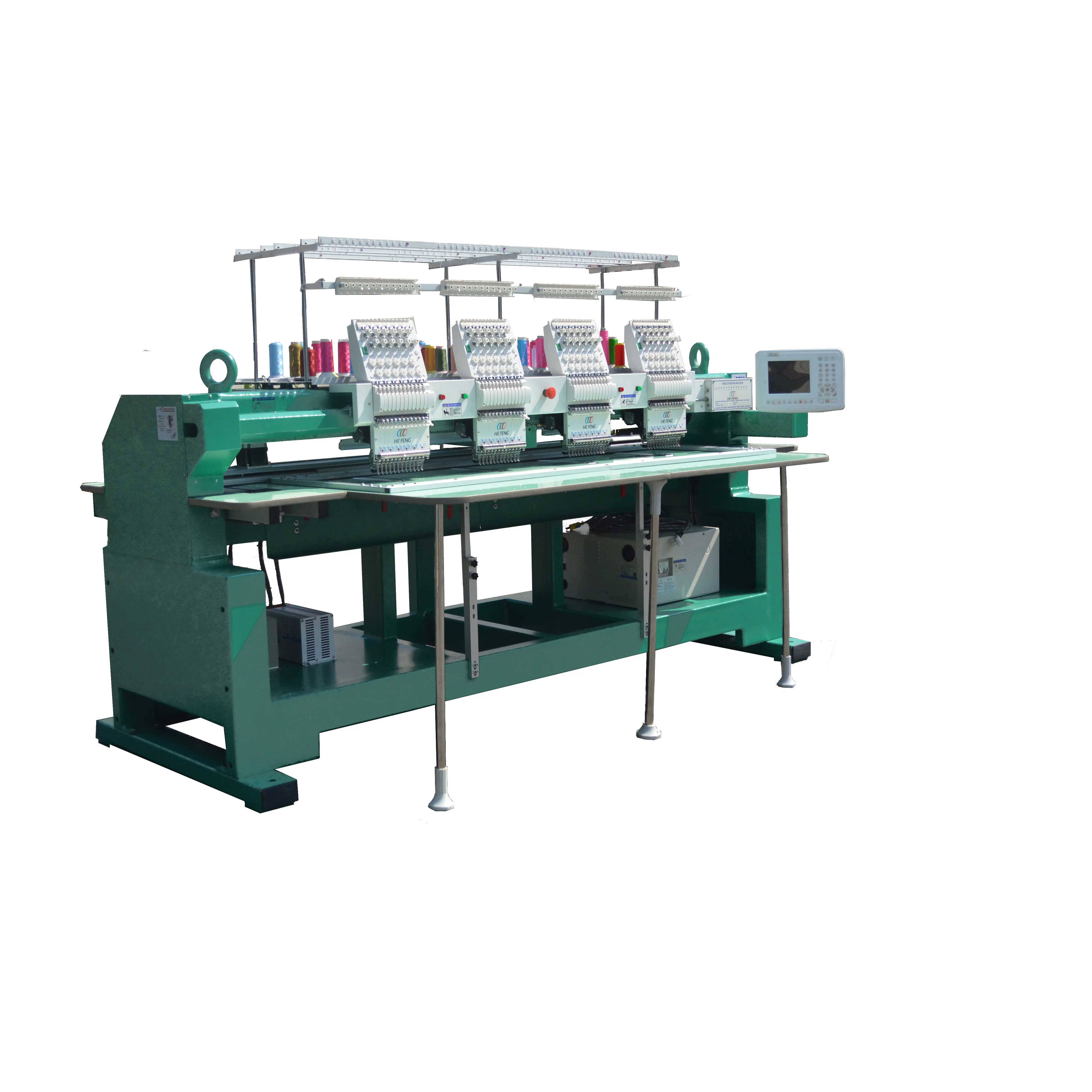 HeFeng Brand 4 heads embroidery machine with 16 years experience in a top position on technology