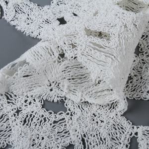 <span class=keywords><strong>HA</strong></span>-Base 16292 100% francese cotone Ermbroidery bianco pizzo cordino ricamato perline di pizzo chimico ricamate ricamate ricamate ricamate ricamate - Product Image 5