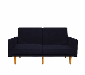 Thái Lan Antique Convertible Futon Sofa Đi Kèm Giường Thiết Kế Đồ Nội Thất Gấp