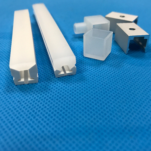 Perfil LED US-N1010T de 10*10 mm, Difusor de Tubo de Silicona Flexible de Neón Lechoso para Tira de Luz de Neón de 5 mm y 6 mm, Publicidad - Product Image 6