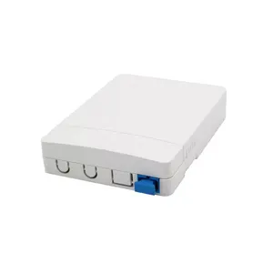 FTTH PTO BOX 2コアミニ屋内光ファイバーロゼット/ターミネーションボックス/トレイ付きNAPボックス