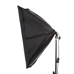 Fourniture professionnelle 60x60 cm 24 pouces Studio Lumière Softbox Parapluie Douille Lampe Ampoule Tête Parapluie D'éclairage doux boîte