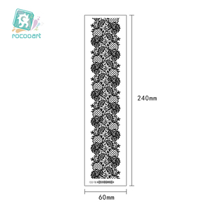 <span class=keywords><strong>Tatouage</strong></span> temporaire tendance noir et blanc <span class=keywords><strong>de</strong></span> la série BT, dentelle sur la jambe, autocollant au henné, <span class=keywords><strong>tatouage</strong></span> corporel pour les jambes, <span class=keywords><strong>tatouage</strong></span> sexuel - Product Image 1