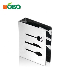 Porta Tovaglioli da Tavolo Divertente in <span class=keywords><strong>Acciaio</strong></span> <span class=keywords><strong>Inox</strong></span> con Supporto per Posate, Design Innovativo per la Casa - Product Image 6