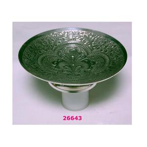 Jaboneras de latón plateadas con diseño grabado en metal de buena venta de lujo hechas a mano - Product Image 1