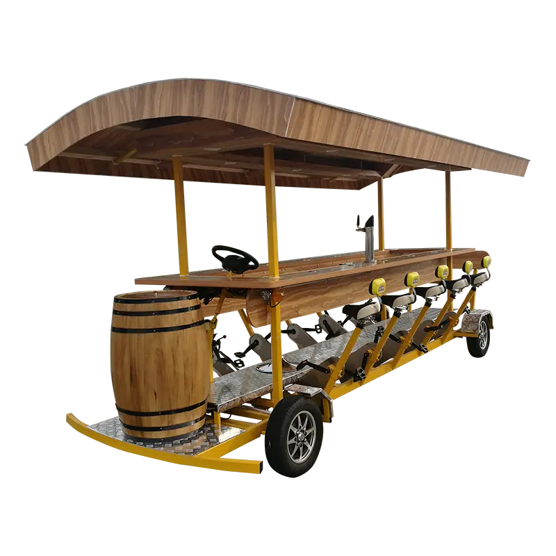 15 Person Pedal-powered Mobile Electric Pedal Pub Crawler Beer Bar Bike