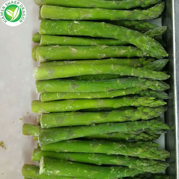 Высокое качество вкусные сорта IQF Замороженных свежий зеленый спаржа