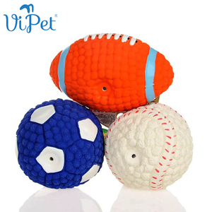 Set di giocattoli sportivi morbidi per gatti e cani calcio pallavolo palle da Rugby indistruttibili giocattolo da masticare per animali domestici interattivi e di movimento - Product Image 4