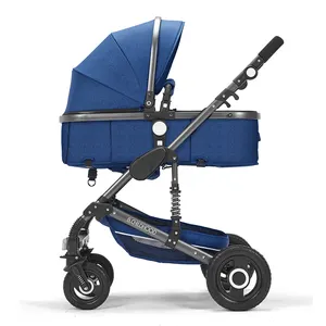 Poussette de bébé électrique très légère, landau motorisé, buggy pour le transport de bébé