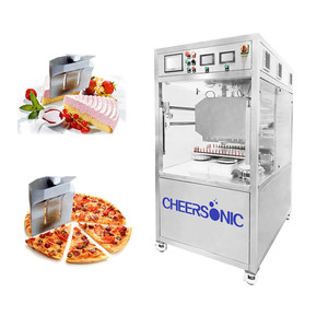 UFM6000 Mousse <span class=keywords><strong>Tiramisu</strong></span> Fudge Brownies Snijmachine Ultrasone voedsel slitter <span class=keywords><strong>machine</strong></span>