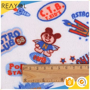 Zhejiang textile en <span class=keywords><strong>polyester</strong></span> doux au toucher bébé en <span class=keywords><strong>molleton</strong></span> imprimé vêtements tissu italie - Product Image 6