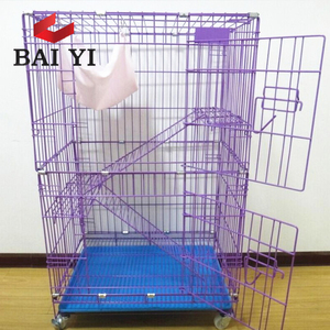 Cages à chat d'extérieur en treillis métallique pour la reproduction des chats avec roues - Product Image 3