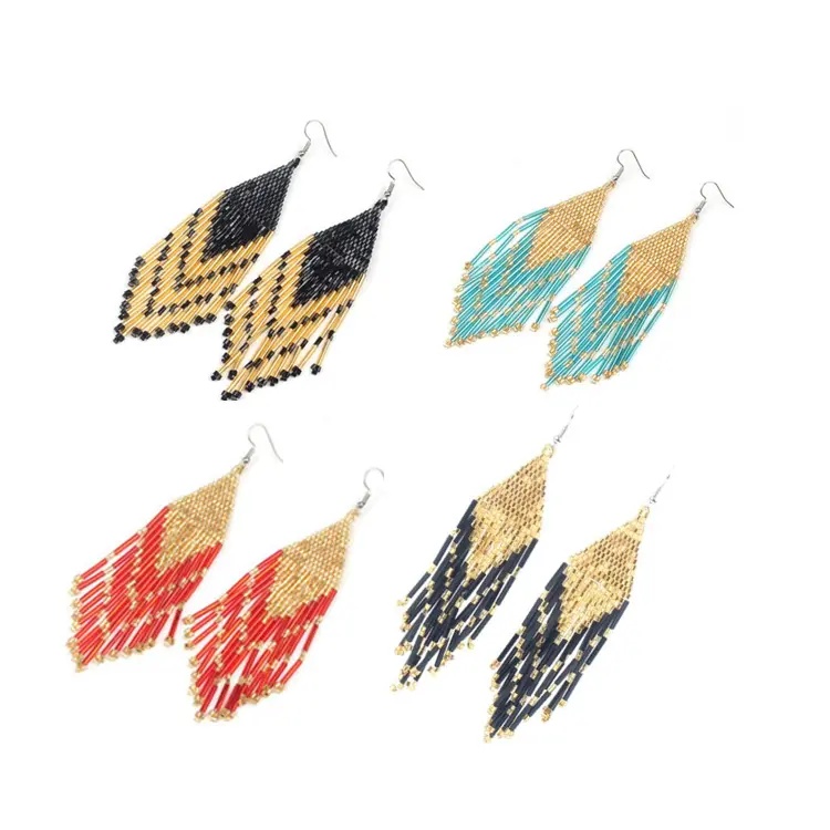 Moyamiya Miyuki Boho Fashion Sieraden Earring Arete 2020 Groothandel Zaad Kralen Handgemaakte Sieraden Accessoires Vrouwen Voor Gift