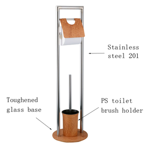 Salle de bains de Lavabo Décoration Accessoires <span class=keywords><strong>Porte</strong></span>-<span class=keywords><strong>Papier</strong></span> <span class=keywords><strong>Avec</strong></span> Support De Brosse De Toilette - Product Image 4