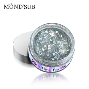 OEM limpieza profunda reafirmante brillo máscara Sparkle Peel off Glam cara máscara - Product Image 4