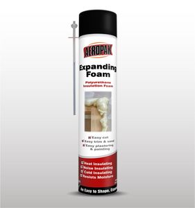 <span class=keywords><strong>Espuma</strong></span> pulverizadora de PU impermeable para rellenar puertas juntas - Product Image 1
