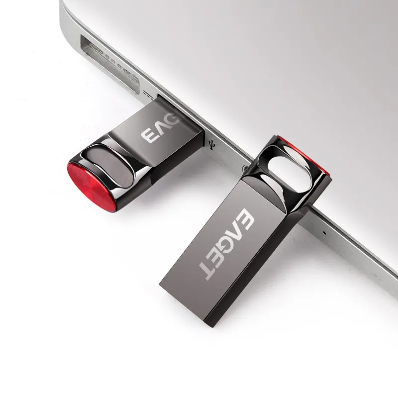 EAGET 64 GB Pen Drive USB Flash Drive USB 3.0 de Alta Velocidade PC Memória Pendrive U Disco Flash Liga USB Laptop