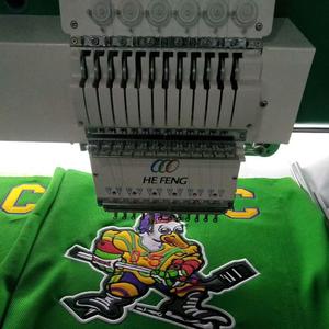 12 cabezas plana industrial de bordado de la máquina para la venta con alta precisión - Product Image 3