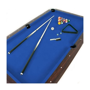 Table de <span class=keywords><strong>billard</strong></span> classique de sport pour jeux de famille, option de couleur du tissu gris/rouge/jaune/bleu/vert - Product Image 4