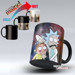 Caneca mágica sensível ao calor da água quente da cerâmica mudança de cor do logotipo personalizado - Product Image 2