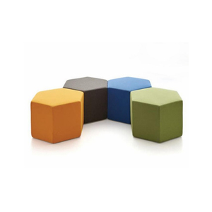 De la zona de ocio sofá moderno asientos <span class=keywords><strong>Ottomons</strong></span> tela Oficina sofá taburete - Product Image 3