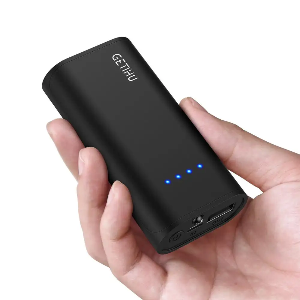 GETIHU Puissance Banque 5200 mAh Batterie Au Lithium Externe Portable Chargeur pour iPhone pour Xiaomi pour Huawei batterie Externe
