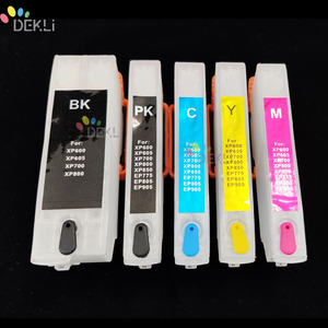 5 couleurs pour <span class=keywords><strong>Epson</strong></span> XP-530 XP-645 XP-<span class=keywords><strong>540</strong></span> Recharge <span class=keywords><strong>cartouche</strong></span> d'<span class=keywords><strong>encre</strong></span> avec puce de réinitialisation automatique - Product Image 2