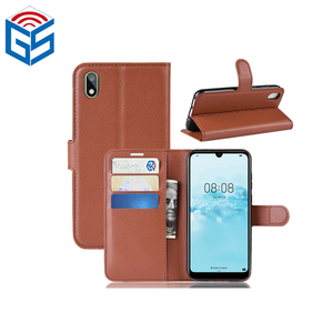Para <span class=keywords><strong>Huawei</strong></span> <span class=keywords><strong>Y5</strong></span> <span class=keywords><strong>2019</strong></span> Litchi grano PU cuero cartera Flip caso de la cubierta con el titular de la tarjeta - Product Image 1
