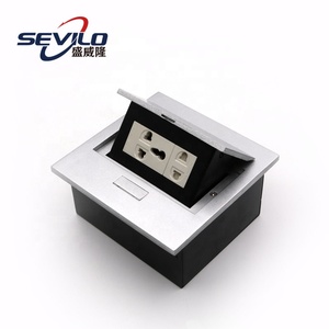 Prise de bureau européenne avec vidéo USB VGA cachée 3/<span class=keywords><strong>4</strong></span>/<span class=keywords><strong>2</strong></span> prises électriques - Product Image 3