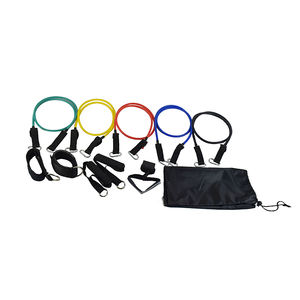 फैक्टरी गर्म 11pcs रबर लेटेक्स strech फिटनेस प्रतिरोध पाश बैंड सेट शरीर फिटनेस व्यायाम ट्यूब - Product Image 2